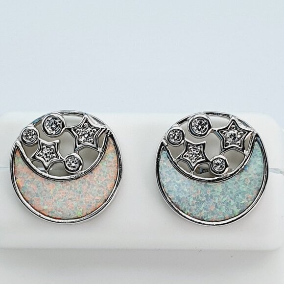 925 Sterling Silver Cubic Zirconia Earrings, U19254795 - Picture 11 of 11